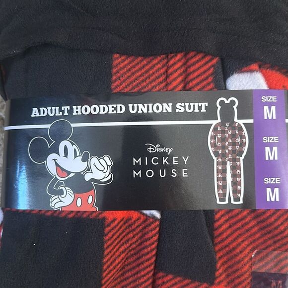 NWT Disney Mickey Mouse Hooded Union Suit Size M and XXL - Picture 4 of 7